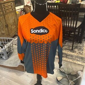Sondico Orange and Gray Sports Jersey Goalie